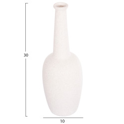 Επιτραπεζιο κεραμικο διακοσμητικο elendil hm4592.01 υπολευκο κρυσταλλικο φ10x30υ εκ ** Επιτραπεζιο κεραμικο διακοσμητικο elendil hm4592.01 υπολευκο κρυσταλλικο φ10x30υ εκ **