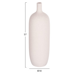 Επιτραπεζιο κεραμικο διακοσμητικο galad hm4623.01 κρυσταλλικο υπολευκο φ18x57υεκ **