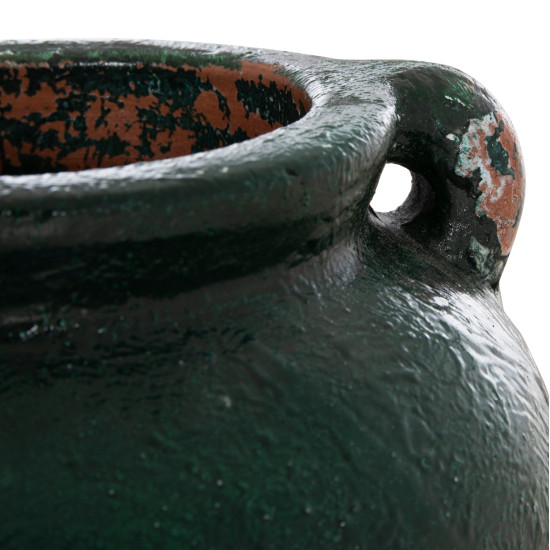 Διακοσμητικο βαζο hm4380 τερακοτα σε antique πρασινη αποχρωση φ26χ26yεκ. ** Διακοσμητικο βαζο hm4380 τερακοτα σε antique πρασινη αποχρωση φ26χ26yεκ. **