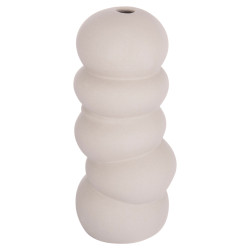 Επιτραπεζιο κεραμικο διακοσμητικο rook hm4630.03 γκρι ματ φ12x30υ εκ. **