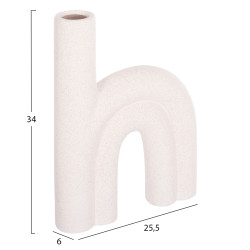 Επιτραπεζιο κεραμικο διακοσμητικο arcon hm4638.01 κρυσταλλικο υπολευκο 25,5x6x34υεκ ** Επιτραπεζιο κεραμικο διακοσμητικο arcon hm4638.01 κρυσταλλικο υπολευκο 25,5x6x34υεκ **