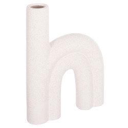 Επιτραπεζιο κεραμικο διακοσμητικο arcon hm4638.01 κρυσταλλικο υπολευκο 25,5x6x34υεκ **