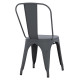 Καρεκλα μεταλλικη melita-pro hm8641.50 γκρι 44x47x84.5υεκ. **