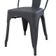 Καρεκλα μεταλλικη melita-pro hm8641.50 γκρι 44x47x84.5υεκ. **