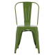 Καρεκλα μεταλλικη melita-pro hm8641.53 light olive green 44x47x84.5υεκ. **