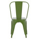 Καρεκλα μεταλλικη melita-pro hm8641.53 light olive green 44x47x84.5υεκ. **