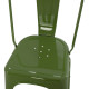 Καρεκλα μεταλλικη melita-pro hm8641.53 light olive green 44x47x84.5υεκ. **