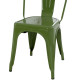 Καρεκλα μεταλλικη melita-pro hm8641.53 light olive green 44x47x84.5υεκ. **
