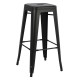 Σκαμπο μπαρ μεταλλικο melita-pro hm8642.42 σε μαυρο ματ 43x43x78υεκ. **
