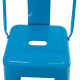Σκαμπο bar-pro me πλατη μεταλλικο melita hm8643.48 μπλε 42x42x100υεκ. **