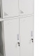 Φοριαμοσ μεταλλικοσ braila hm5546.11 6 ντουλαπακια με κλειδαριεσ-γκρι 90x45x185υεκ. **