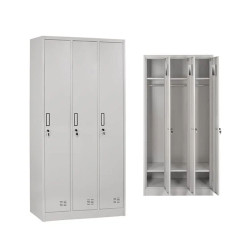 Μεταλλικοσ τριπλοσ φοριαμοσ με κλειδαριεσ altona hm5634.11 γκρι 90x45x185υεκ. **