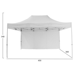 Gazebo επαγγελματικο βαρεωσ τυπου cressen hm21098 πτυσσομενο αλουμινιου 3x4,5x3,4yμ ** Gazebo επαγγελματικο βαρεωσ τυπου cressen hm21098 πτυσσομενο αλουμινιου 3x4,5x3,4yμ **