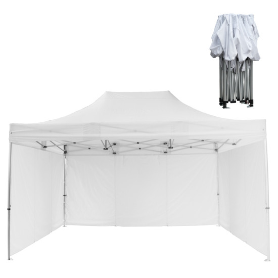Gazebo επαγγελματικο βαρεωσ τυπου cressen hm21098.01 πτυσσομενο αλουμινιου 3x4,5x3,4yμ **
