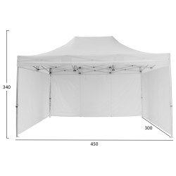 Gazebo επαγγελματικο βαρεωσ τυπου cressen hm21098.01 πτυσσομενο αλουμινιου 3x4,5x3,4yμ ** Gazebo επαγγελματικο βαρεωσ τυπου cressen hm21098.01 πτυσσομενο αλουμινιου 3x4,5x3,4yμ **