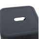 Σκαμπο μπαρ μεταλλικο melita-pro hm8642.50 σε γκρι 43x43x78υεκ. **