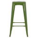 Σκαμπο μπαρ μεταλλικο melita-pro hm8642.53 σε light olive green 43x43x78υεκ. **