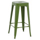 Σκαμπο μπαρ μεταλλικο melita-pro hm8642.53 σε light olive green 43x43x78υεκ. **