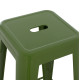 Σκαμπο μπαρ μεταλλικο melita-pro hm8642.53 σε light olive green 43x43x78υεκ. **