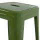 Σκαμπο μπαρ μεταλλικο melita-pro hm8642.53 σε light olive green 43x43x78υεκ. **