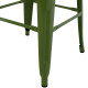 Σκαμπο μπαρ μεταλλικο melita-pro hm8642.53 σε light olive green 43x43x78υεκ. **