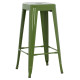 Σκαμπο μπαρ μεταλλικο melita-pro hm8642.53 σε light olive green 43x43x78υεκ. **