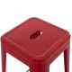 Σκαμπο μπαρ μεταλλικο melita-pro hm8642.44 σε κοκκινο 43x43x78υεκ. **