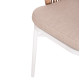 Πολυθρονα αλουμινιου orin hm6265.02 λευκη-p.e.rattan φυσικο-μπεζ μαξιλαρια 58x61x75υ **