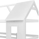 Παιδικη κουκετα σπιτακι  τ.montessori hood hm705.03 ξυλο πευκου σε λευκο-στρωματα 190x90εκ **