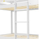 Παιδικη κουκετα σπιτακι  τ.montessori hood hm705.03 ξυλο πευκου σε λευκο-στρωματα 190x90εκ **