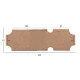 Πανι textilene 600gr/m2 2x1 ανταλλακτικο ξαπλωστρασ hm5072.70 μπεζ **