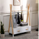 Κρεμαστρα με συρταρια παιδικh paschal hm2491.03 μελαμινη-ξυλο πευκου 80x40x130υεκ **