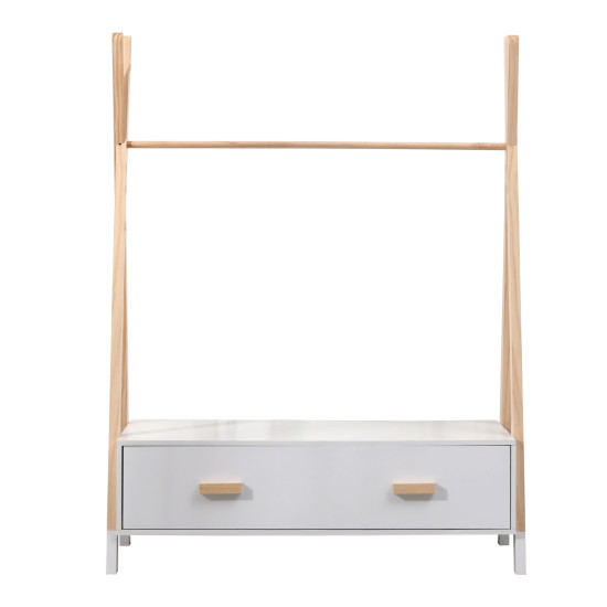 Κρεμαστρα με συρταρια παιδικh paschal hm2491.03 μελαμινη-ξυλο πευκου 80x40x130υεκ **