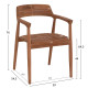 Πολυθρονα εξωτερικου χωρου frem hm18107 ξυλο teak-φυσικο χρωμα 59x54.5x76υεκ. ** Πολυθρονα εξωτερικου χωρου frem hm18107 ξυλο teak-φυσικο χρωμα 59x54.5x76υεκ. **