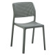 Καρεκλα εξωτ.χωρου comfee hm6101.05 dark olive green πολυπροπυλενιο 41x57x82υεκ. **