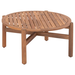 Τραπεζι χαμηλο εξ.χωρου στρογγυλο sanji hm6222 ξυλο ακακιασ σε φυσικο φ66x48.5υεκ. **