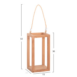 Επιτραπεζιο διακοσμητικο φαναρι για κερι fent hm4583 ξυλο teak φυσικο 15x15x30-53υεκ. ** Επιτραπεζιο διακοσμητικο φαναρι για κερι fent hm4583 ξυλο teak φυσικο 15x15x30-53υεκ. **