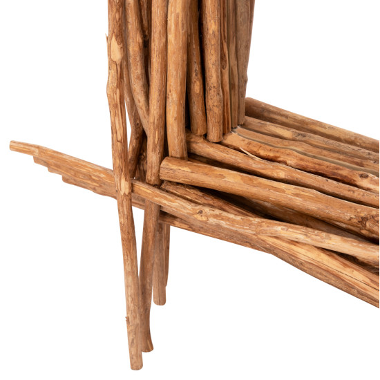 Καθρεπτησ τοιχου twigger hm4442 driftwood σε φυσικο χρωμα 80x15x100υεκ **