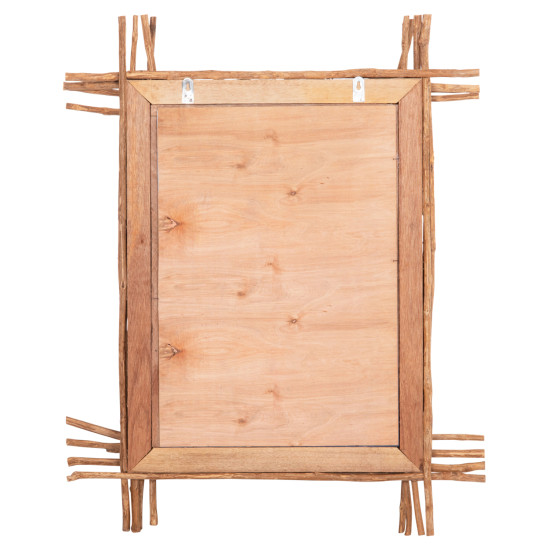 Καθρεπτησ τοιχου twigger hm4442 driftwood σε φυσικο χρωμα 80x15x100υεκ **