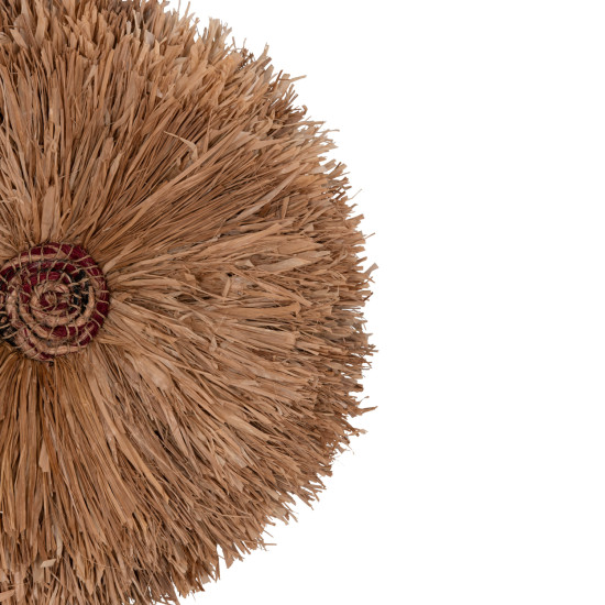 Διακοσμητικο τοιχου στρογγυλο abor hm4717 ινεσ sisal φυσικο φ60εκ. **