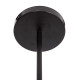 Φωτιστικο οροφησ 3-φωτο lighty hm7404.11 μεταλλο σε μαυρο 52x5x48υεκ. **