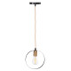 CEILING PENDANT LAMP KRENT HM7425.11 BLACK-GOLD 20x4x125Hcm. **