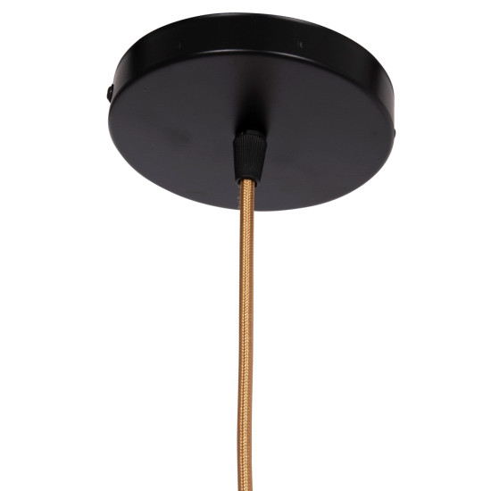 CEILING PENDANT LAMP KRENT HM7425.11 BLACK-GOLD 20x4x125Hcm. **