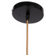 CEILING PENDANT LAMP KRENT HM7425.11 BLACK-GOLD 20x4x125Hcm. **