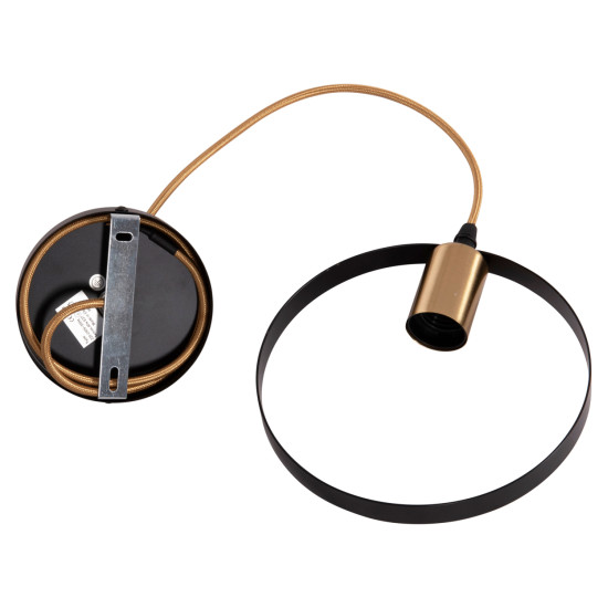 CEILING PENDANT LAMP KRENT HM7425.11 BLACK-GOLD 20x4x125Hcm. **