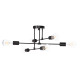 Φωτιστικο οροφησ πολυφωτο lighty hm7427.11 μεταλλο σε μαυρο 51x51x23υεκ. **