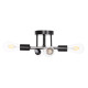 Φωτιστικο οροφησ πολυφωτο lighty hm7428.11 μεταλλο σε μαυρο 28x28x15υεκ. **
