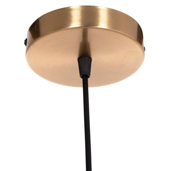 Φωτιστικο οροφησ droplet hm7503.12 μεταλλο σε χρυσο-λευκοσ γλομποσ 23,5x12x147υεκ. **