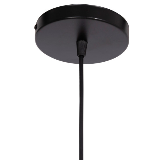 Φωτιστικο οροφησ droplet hm7503.11 μεταλλο σε μαυρο-λευκοσ γλομποσ 23,5x12x147υεκ. **