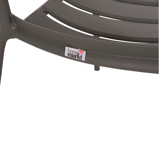 Πολυθρονα σαλονιου πολυπροπυλενιου korver hm6333.05 dark olive green 63.5x65x76υεκ. **